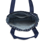 BAOMI CRINKLE HAND BAG Range Blue & White Soft One Size Handbag
