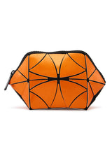 BAOMI GEOMETRIC COSMETIC POUCH Range Orange Soft One Size Handbag