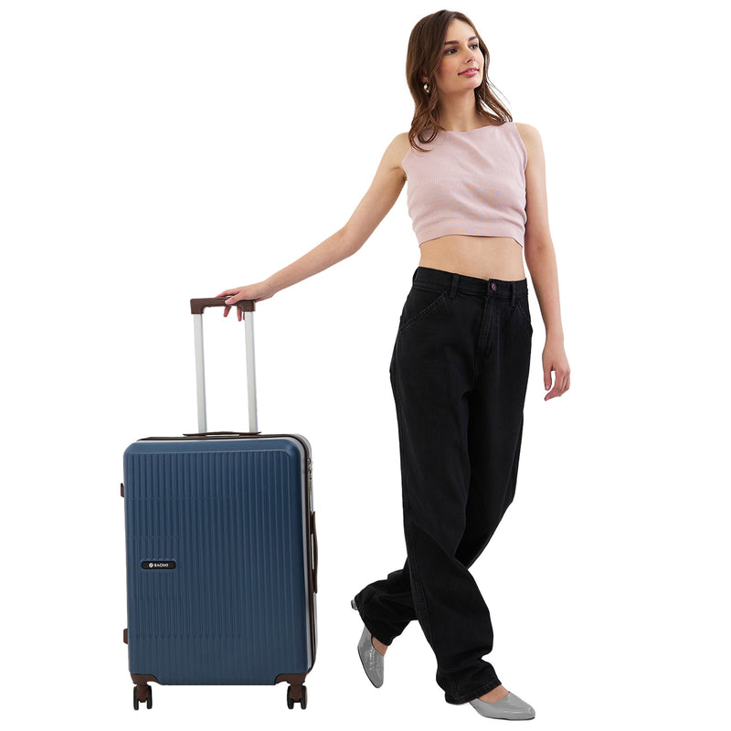 BAOMI EDGE Range Sapphire Blue 26" Medium Hard Luggage