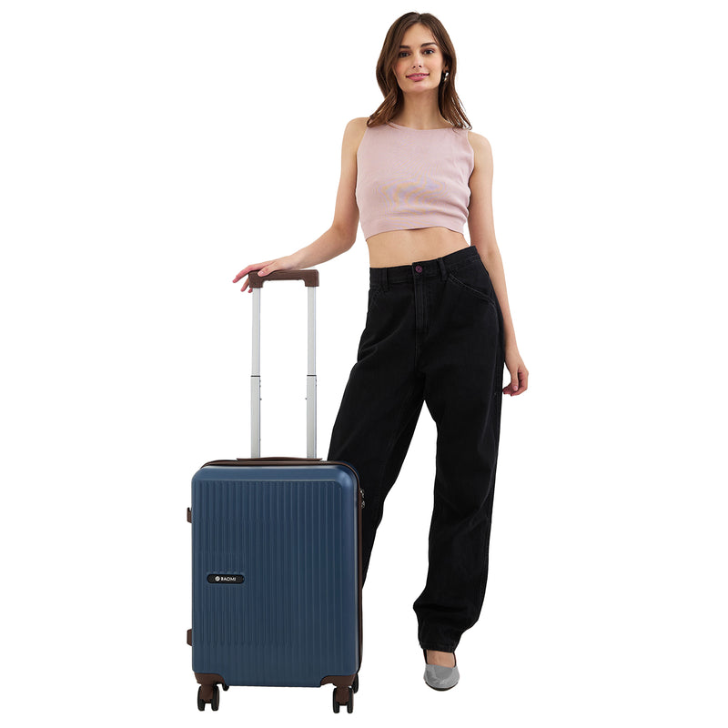 BAOMI EDGE Range Sapphire Blue 22" Cabin Hard Luggage