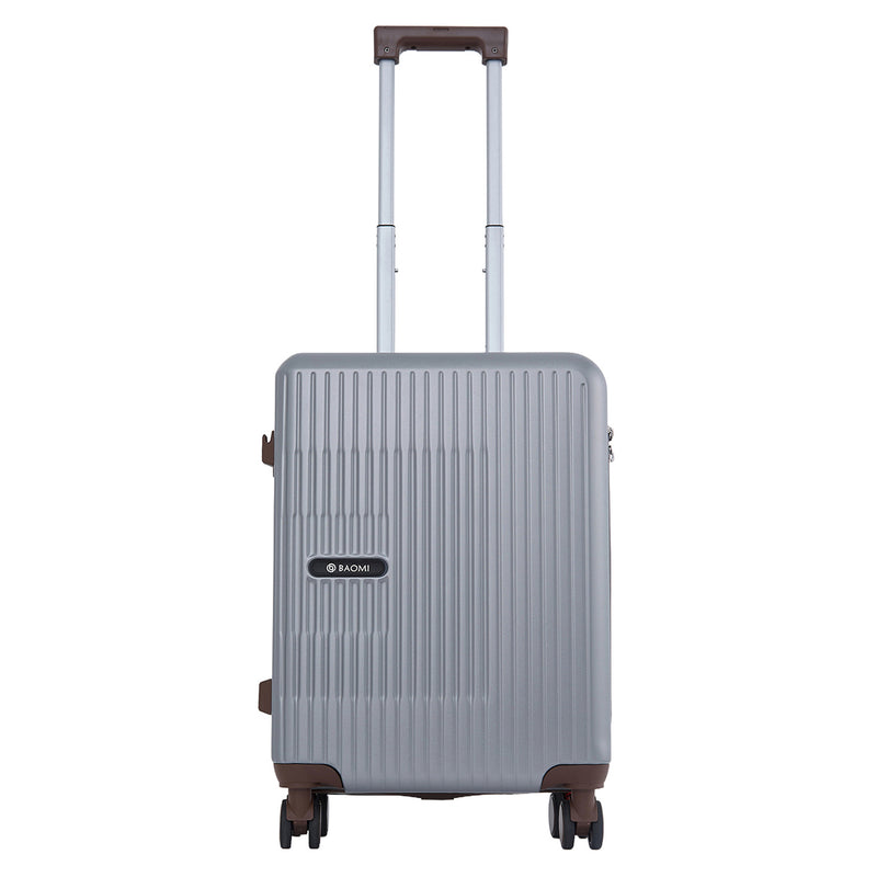 BAOMI EDGE Range Sliver 22" Cabin Hard Luggage