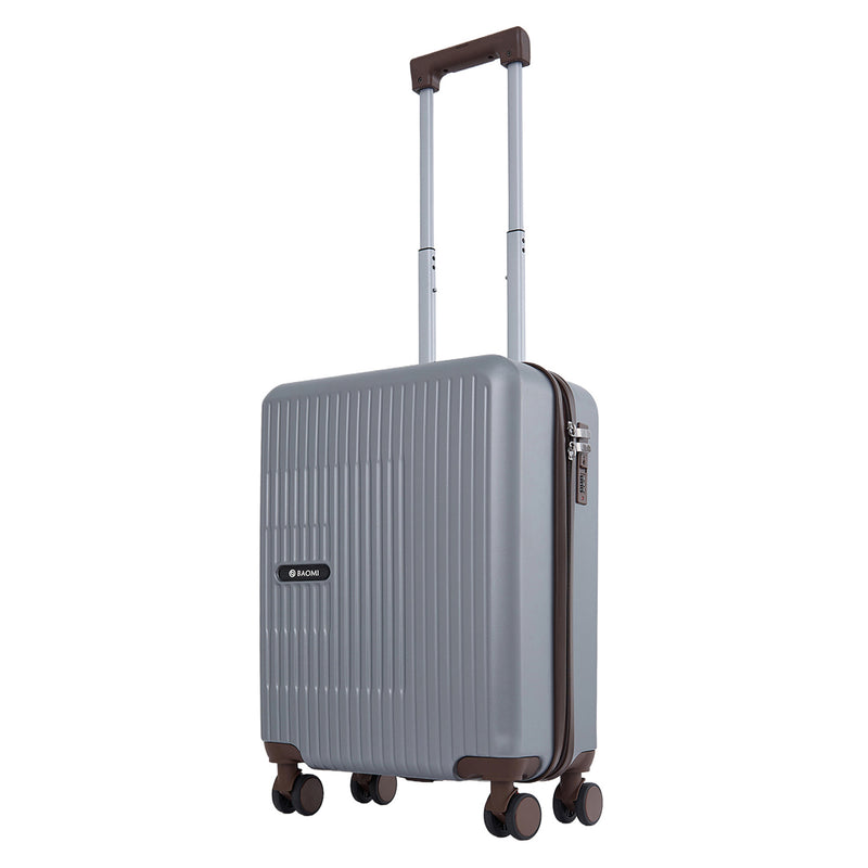 BAOMI EDGE Range Sliver 22" Cabin Hard Luggage