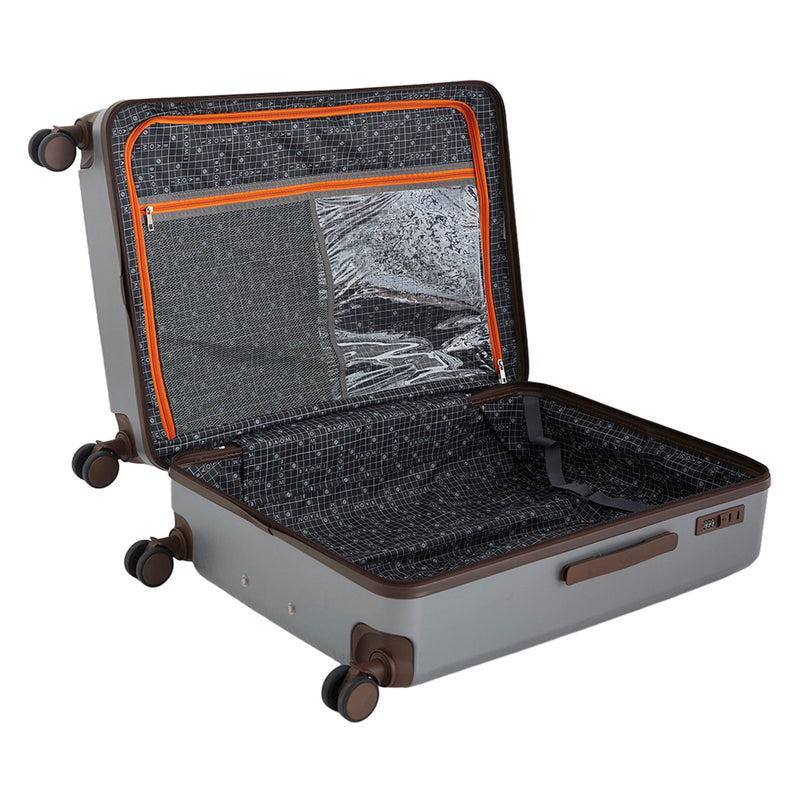 BAOMI EDGE Range Sliver 22" Cabin Hard Luggage