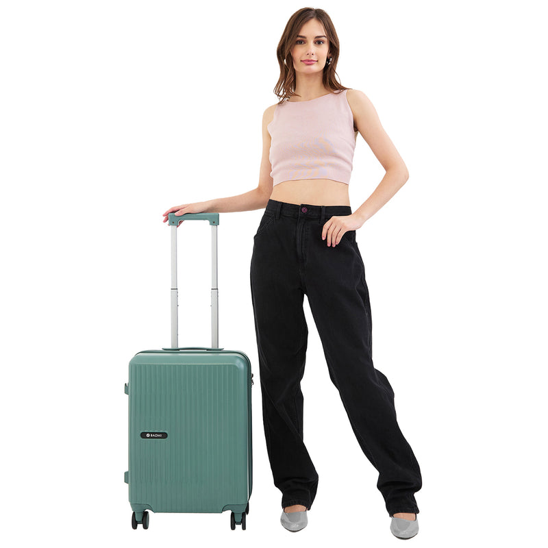 BAOMI EDGE Range Slate Green 22" Cabin Hard Luggage