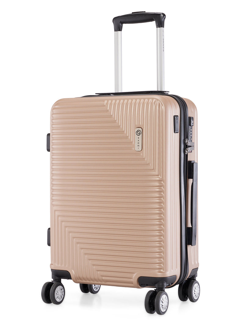 Baomi URBAN VOYAGE Light Brown Hard 22" Cabin Luggage