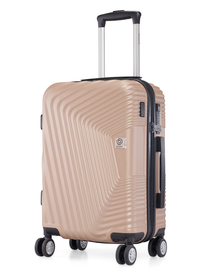 Baomi RETRO ROAM Light Brown Hard 22" Cabin Luggage