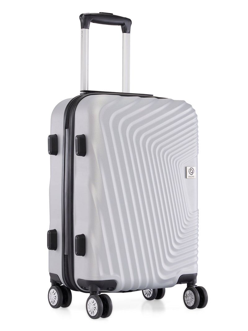 Baomi RETRO ROAM Silver Hard 22" Cabin Luggage