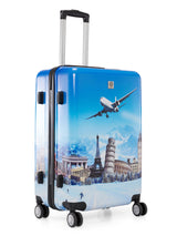 Baomi PRINTED BLUE PRINTED BLUE Hard 26" Medium Luggage