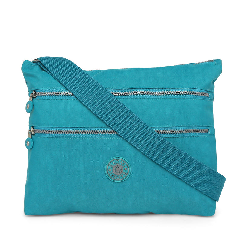 Baomi CRINKLE Blue Soft One Size Shoulder Bag