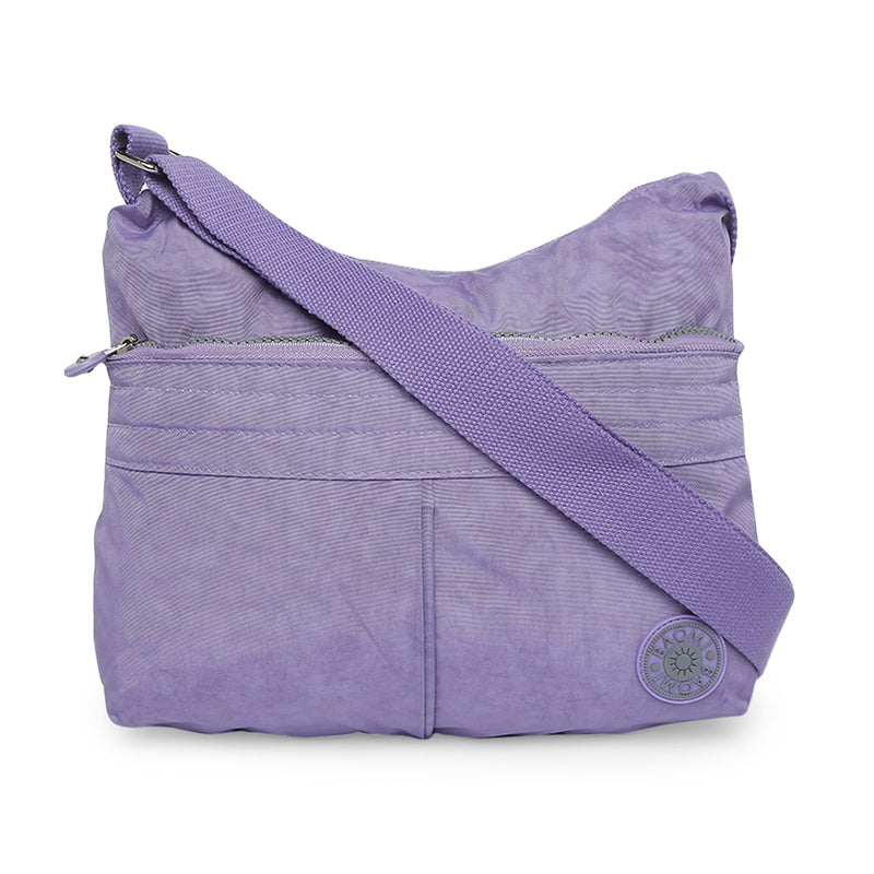 Baomi CRINKLE Light Purple Soft One Size Shoulder Bag