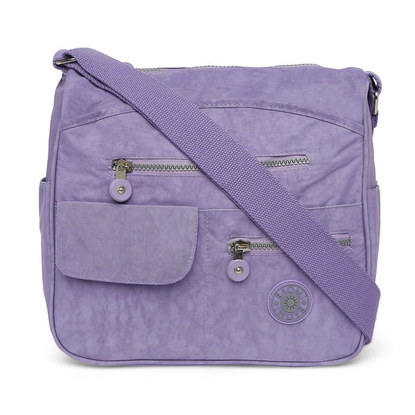 Baomi CRINKLE Light Purple Soft One Size Shoulder Bag