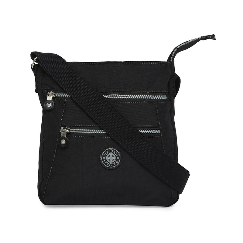 Baomi CRINKLE Black Soft One Size Shoulder Bag