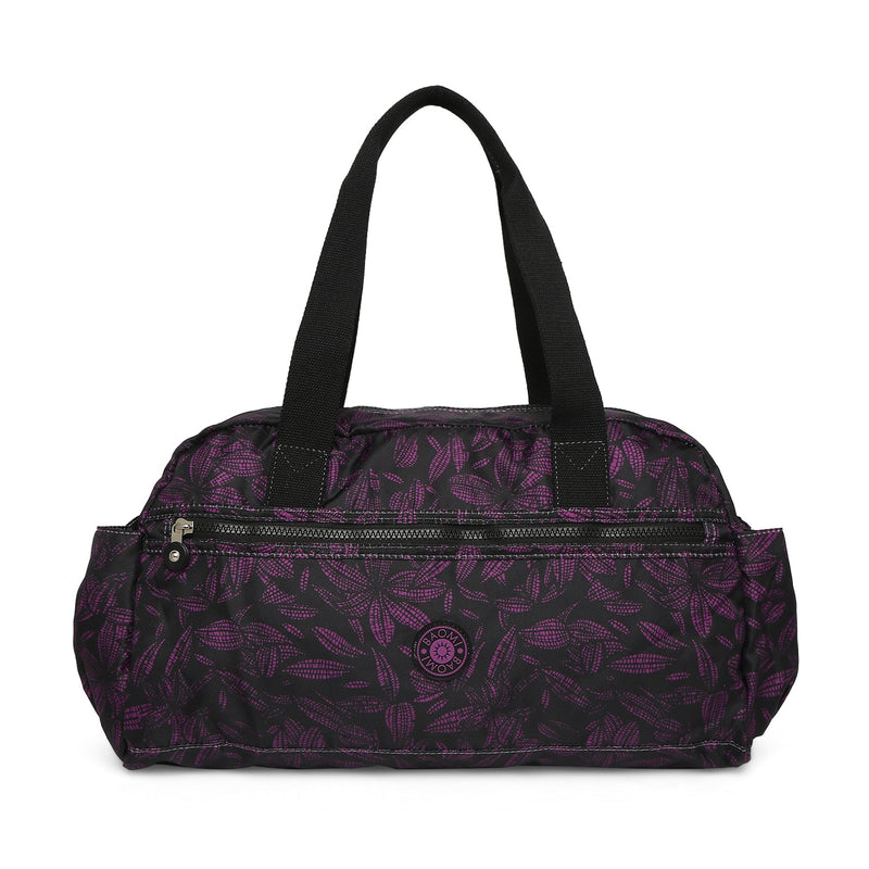 Baomi CRINKLE Black & Purple Soft One Size Handbag