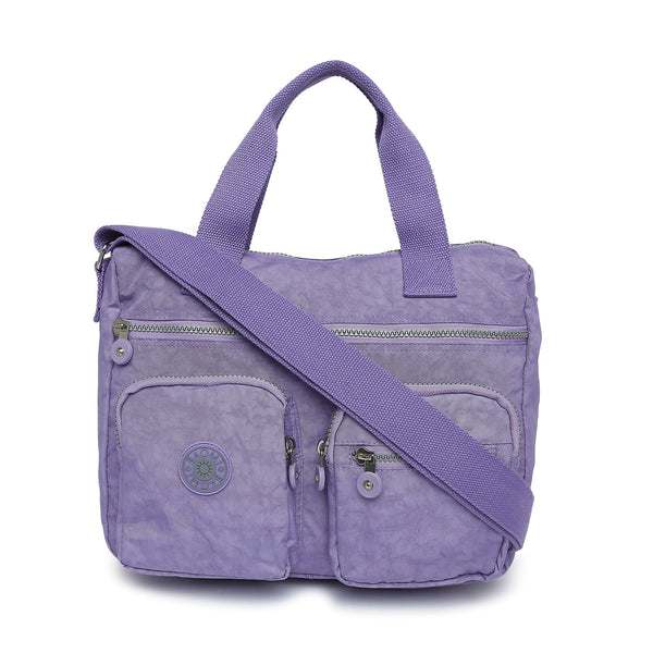 Baomi CRINKLE Light Purple Soft One Size Shoulder Bag