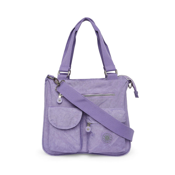 Baomi CRINKLE Light Purple Soft One Size Shoulder Bag