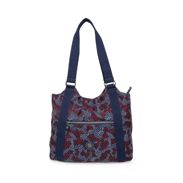 Baomi CRINKLE Blue & Red Soft One Size Handbag