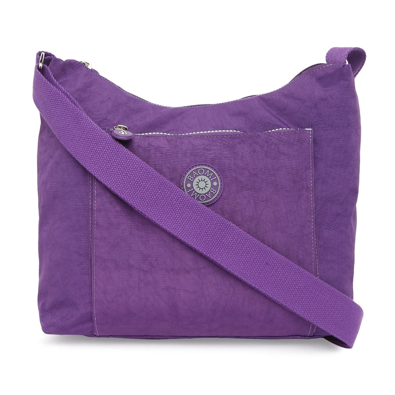 Baomi CRINKLE Purple Soft One Size Shoulder Bag