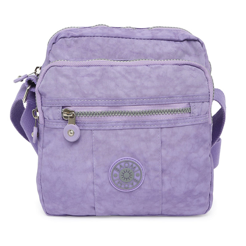 Baomi CRINKLE Light Purple Soft One Size Shoulder Bag