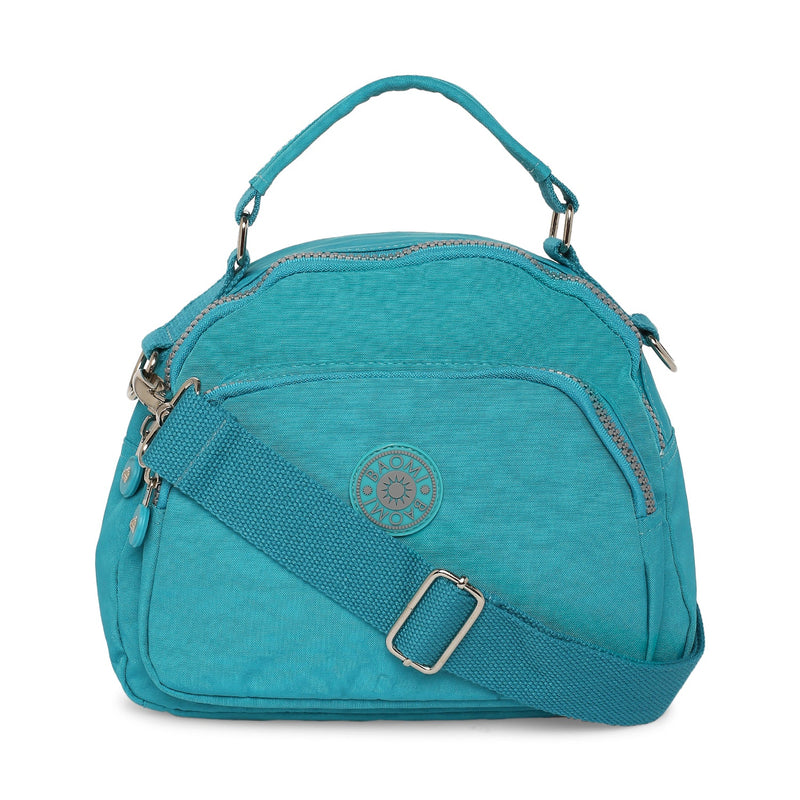 Baomi CRINKLE Blue Soft One Size Shoulder Bag