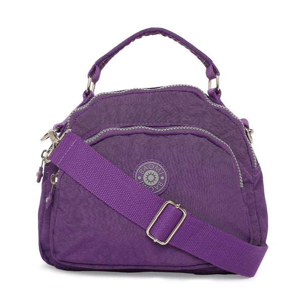 Baomi CRINKLE Purple Soft One Size Shoulder Bag