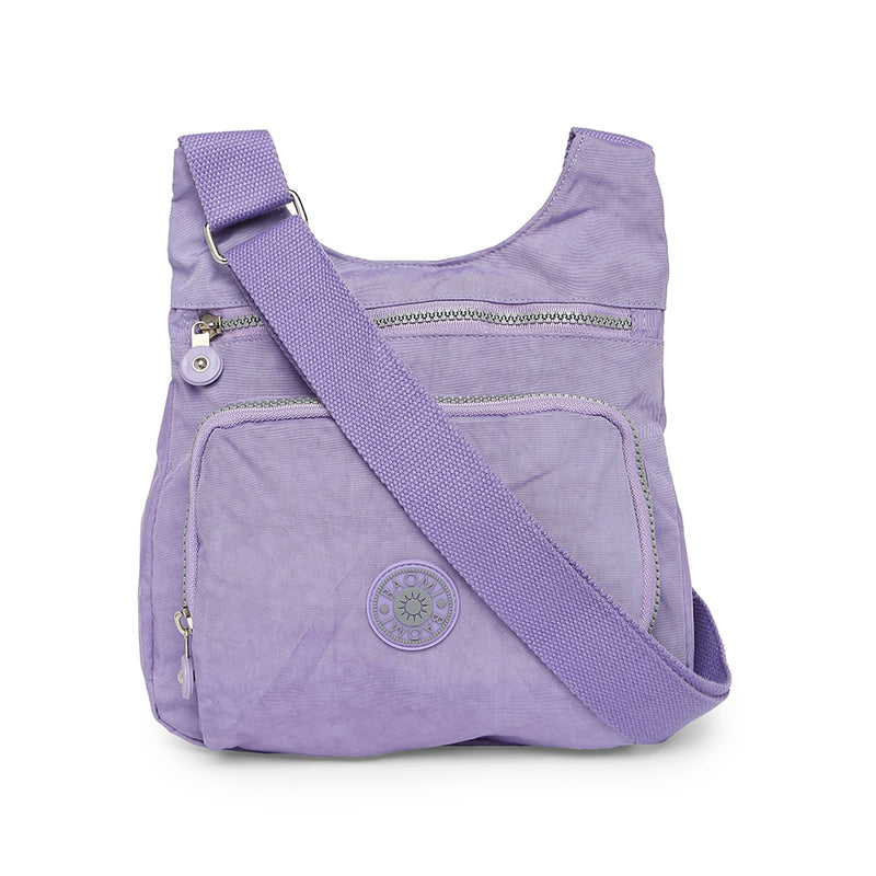 Baomi CRINKLE Light Purple Soft One Size Shoulder Bag