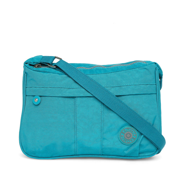 Baomi CRINKLE Blue Soft One Size Shoulder Bag