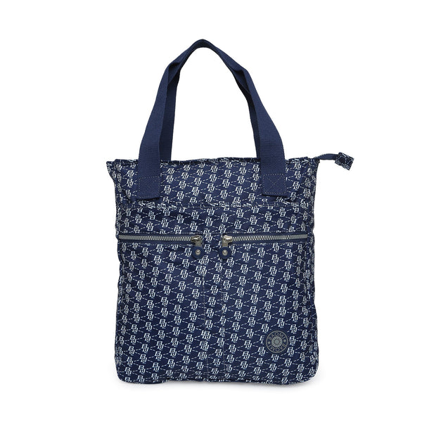 Baomi CRINKLE Blue & White Soft One Size Handbag